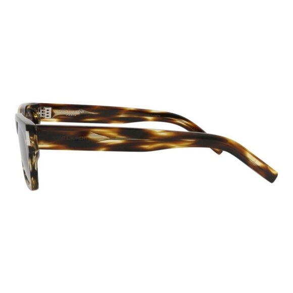 Saint Laurent Unisex Square/Rectangle Havana Havana Grey Fashion Designer - Picture 3 of 4